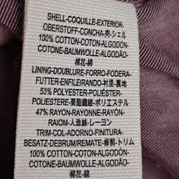 Free People Daisy Jane Size Medium Embroidered Eyelet Bomber Jacket Raspberry - Picture 14 of 16